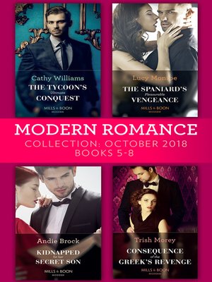 cover image of Modern Romance October 2018 Books 5-8